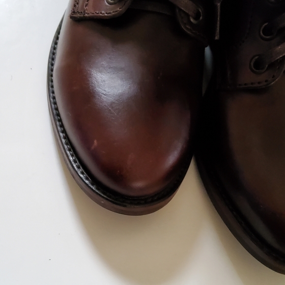 Thursday Boot Co. The Captain Lace-up Brown Leather Boots Size 7.5 New - Picture 6 of 10